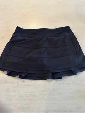 lululemon athletica Black Pleated Athletic Skort